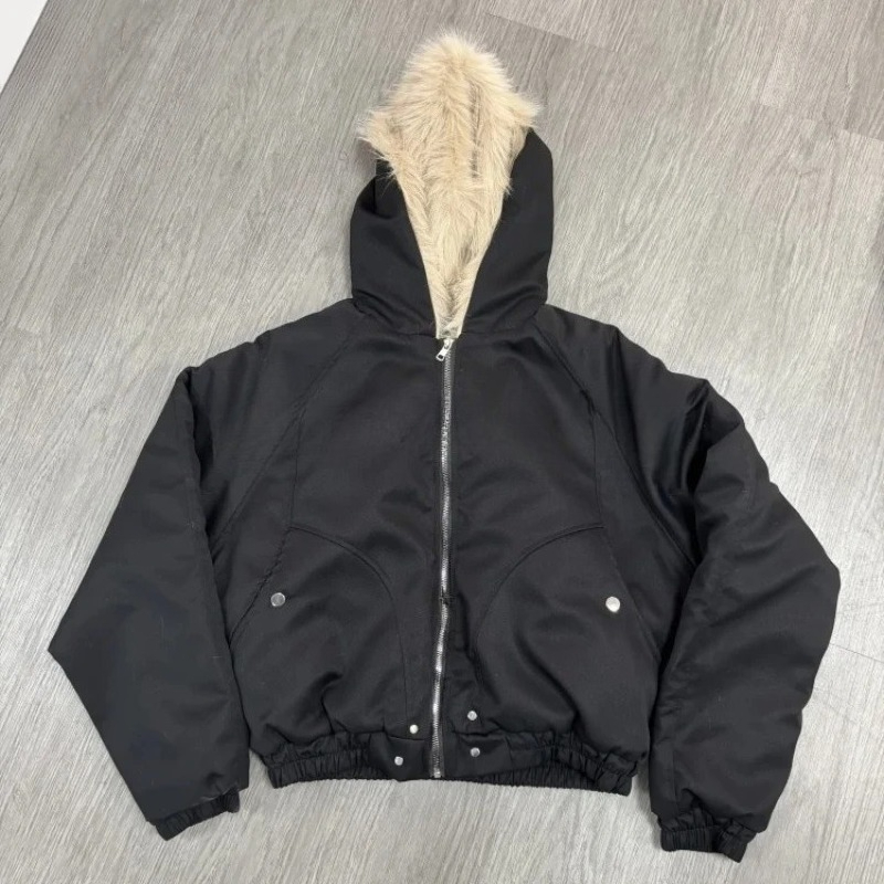 Vintage Fashion Subculture - Y2Kゴシックヴィンテージブラックジップアップパーカー レディース 2000年代 長袖 エレガントジャケット サブカルチャー
