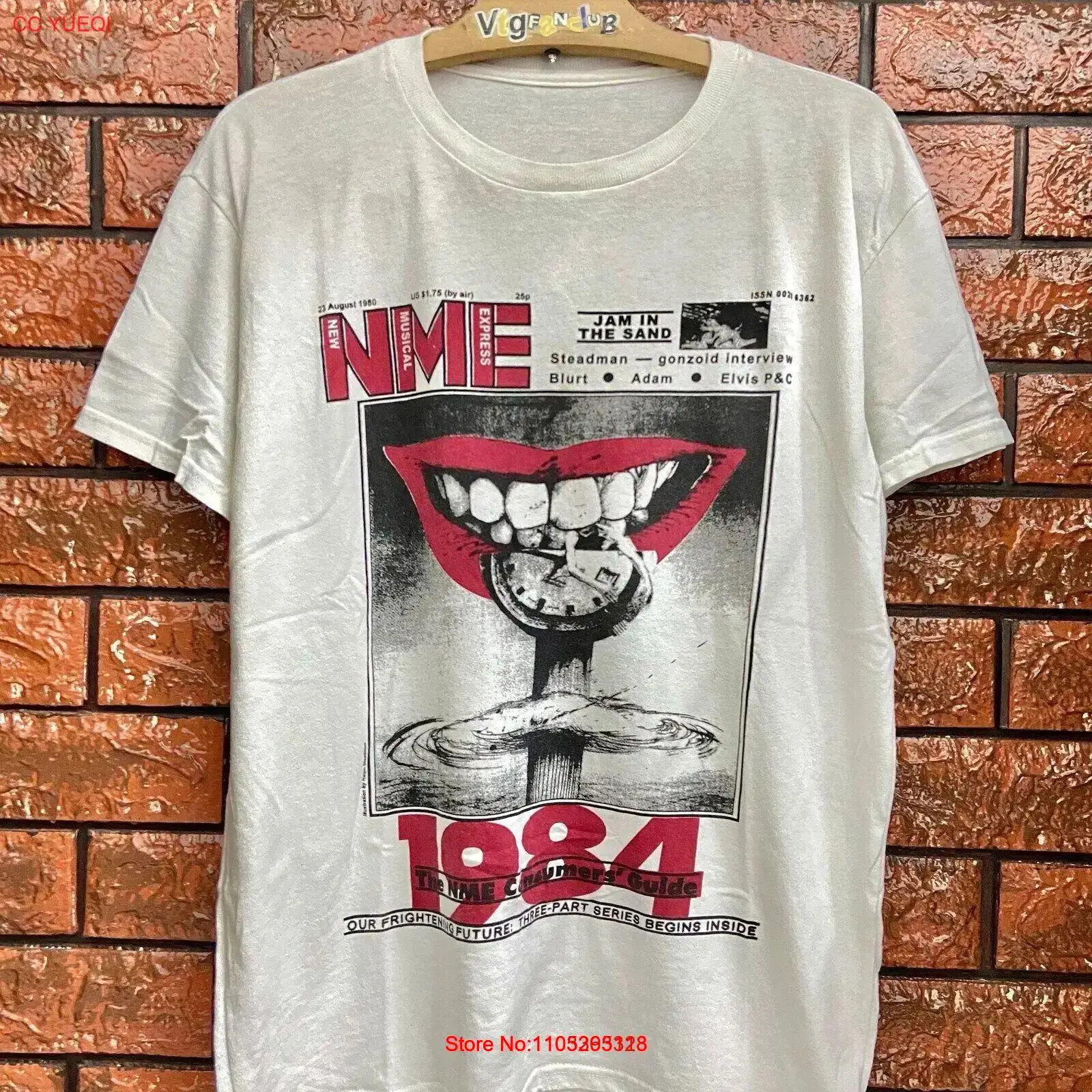 Vintage Fashion Magazine Covers - ヴィンテージ 90 年代 NME 英国音楽雑誌 1984