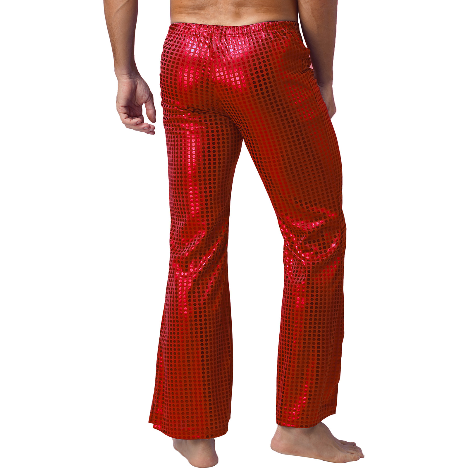 Wide Leg Trouser 70S - きらびやかなスパンコール,dancerのスーツ,アシンメトリー,フレアパンツ,ベルボトム,伸縮性のあるウエストバンド,ヒップホップ,ディスコパーティー,70年代のメンズロングパンツ