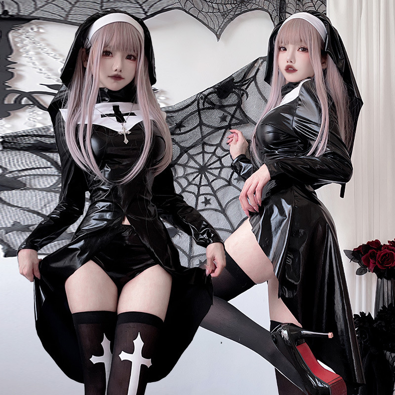Vintage Fashion In Chinese - ダークドレスハロウィンコスチュームプラスサイズクロスエレガントな女性ヴィンテージスタイルの服ステージパフォーマンス伝統的な中国のファッション