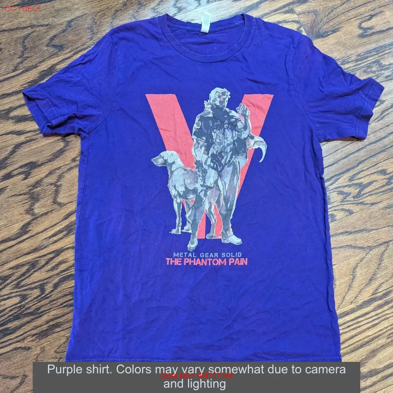 Vintage Fashion Videos - メタルギア ソリッド ザ ファントム ペイン Tシャツ
