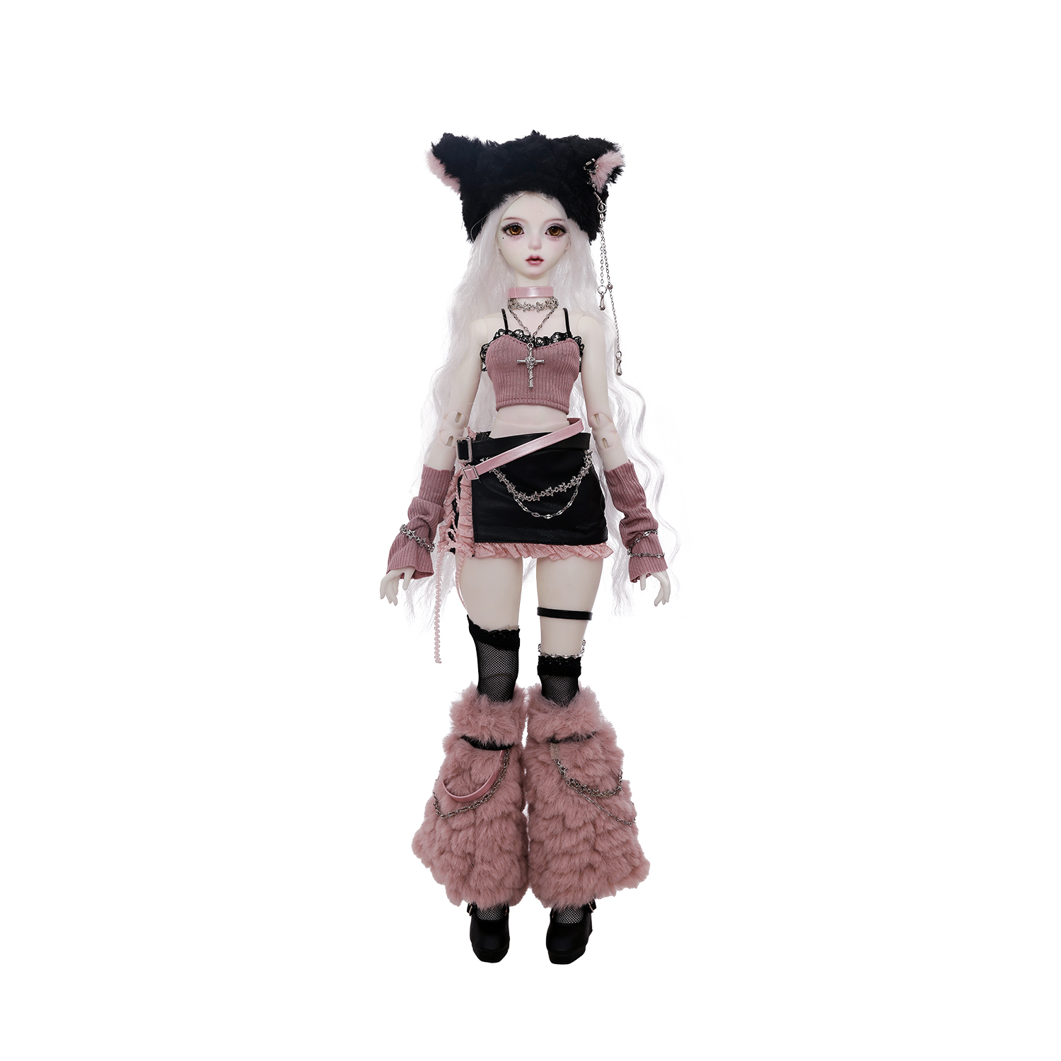 Vintage Fashion Doll - セリア N Y2K バディ 1/4 BJD