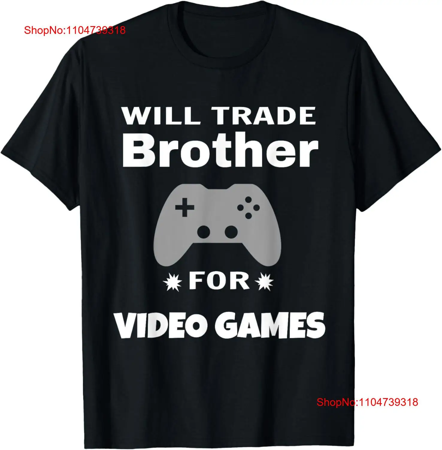 ビデオゲームで兄弟と交換します面白いキッズ Tシャツヴィンテ - Vintage Fashion Videos のレビューと価格
