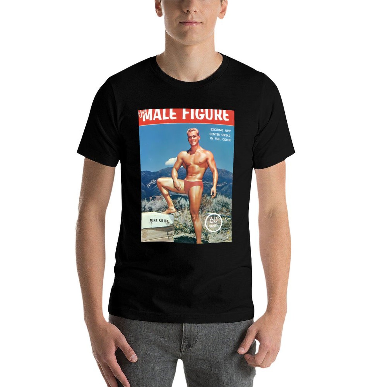 マイク・シルと男性像の絵柄 - ヴィンテージ風筋肉質男性モデ - Vintage Fashion Magazine Covers のレビューと価格