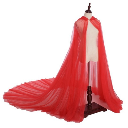 フード付きメッシュケープヴィンテージヴァンパイア花嫁ハロウィ - Vintage Fashion Wear のレビューと価格