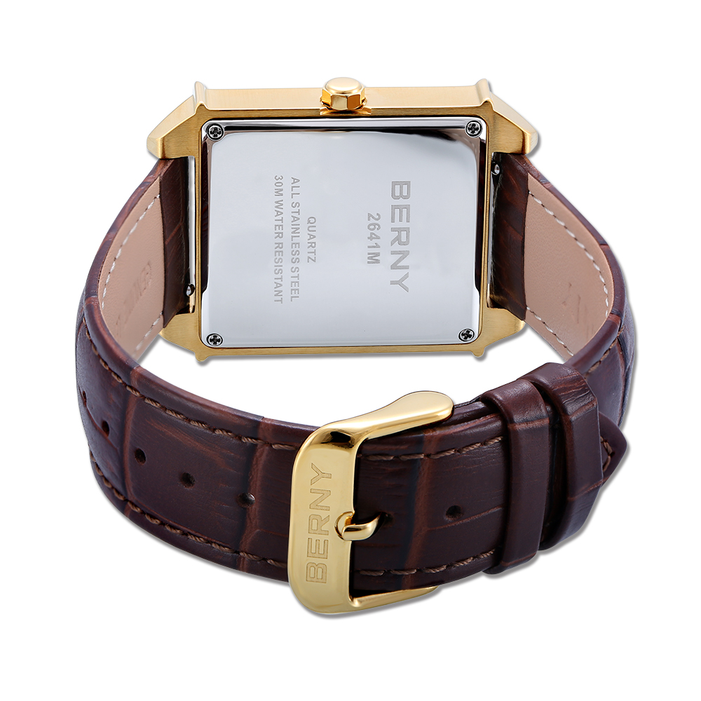 BERNY 6P25 クォーツ時計男性用ゴールデンニュースク - Vintage Fashion Complete のレビューと価格