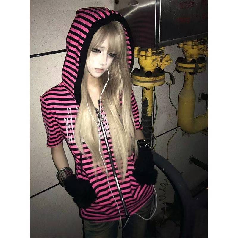 夏 Y2K グランジ サブカルチャー レディース Tシャツ  - Vintage Fashion Subculture のレビューと価格