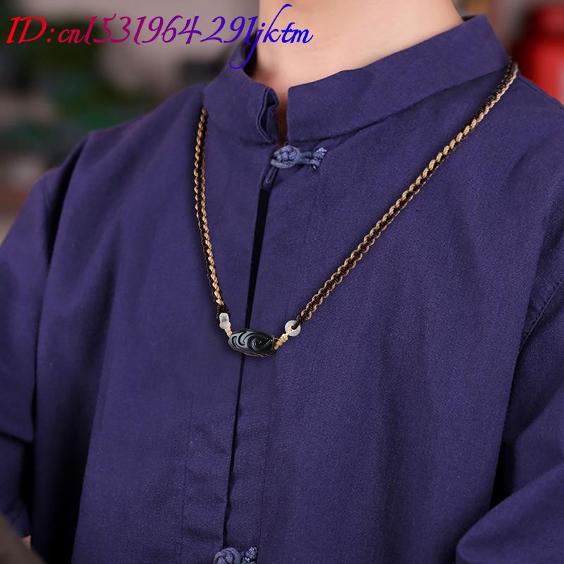 和天翡翠彫刻ビーズペンダントネックレスヴィンテージファッショ - Vintage Fashion Jewelry のレビューと価格