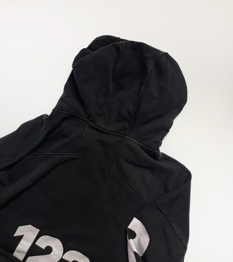 RRR-123 刺繍ロゴ ダブルジップアップ パーカー ハイ - Vintage Urban Fashion のレビューと価格