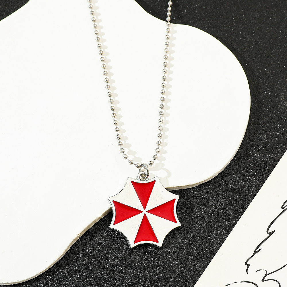 ヴィンテージファッション赤い傘ペンダントネックレスクールでス - Vintage Fashion Jewelry のレビューと価格