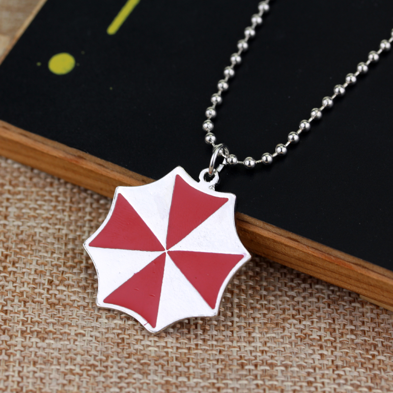 ヴィンテージファッション赤い傘ペンダントネックレスクールでス - Vintage Fashion Jewelry のレビューと価格