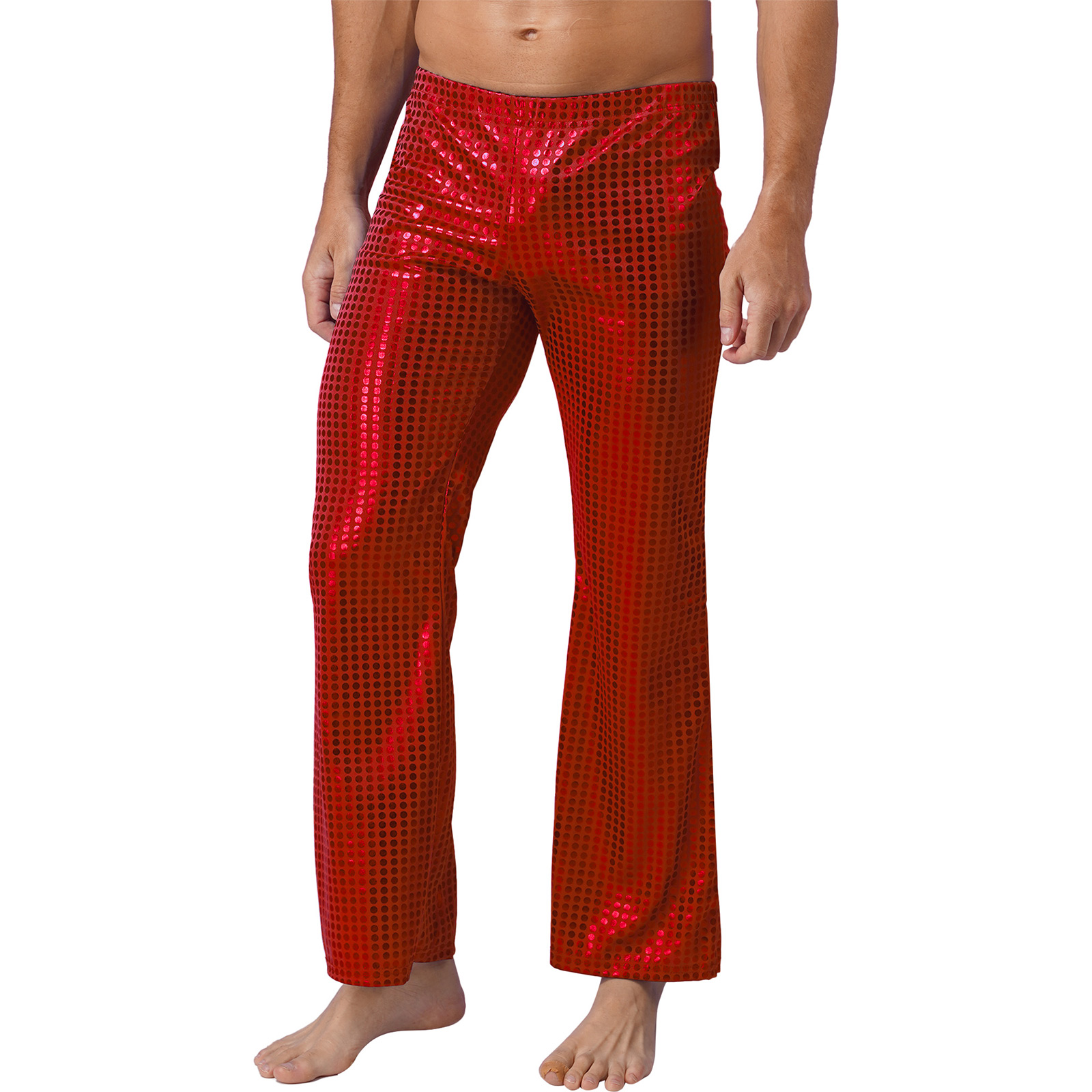 きらびやかなスパンコール,dancerのスーツ,アシンメトリ - Wide Leg Trouser 70S のレビューと価格