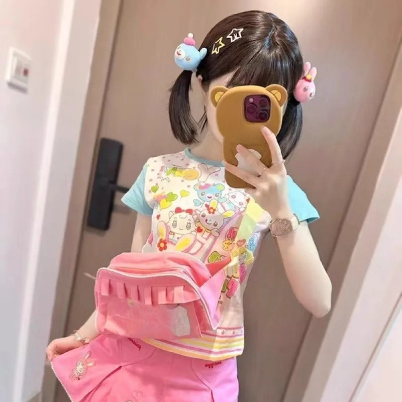 2026 カワイイTシャツ レディース Y2K クロップトッ - Vintage Fashion Subculture のレビューと価格