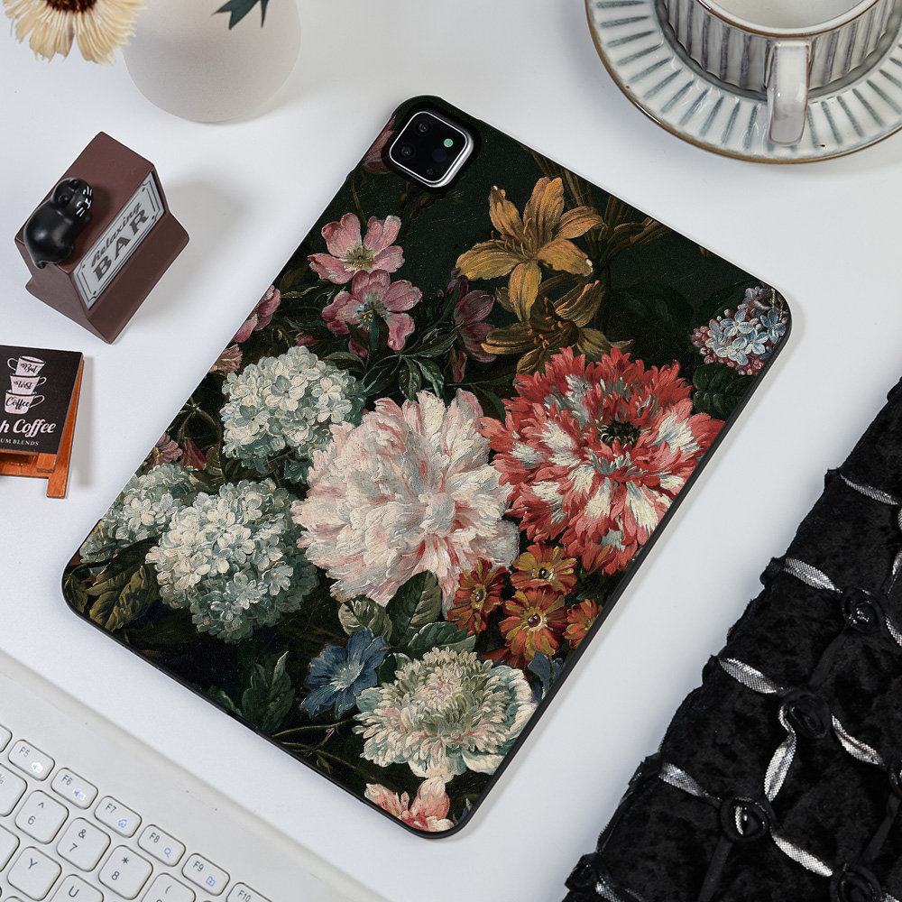 ヴィンテージ風花柄油絵タブレットケース Samsung Ga - Vintage Fashion Illustration のレビューと価格