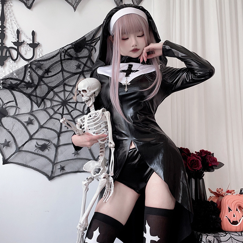 ダークドレスハロウィンコスチュームプラスサイズクロスエレガン - Vintage Fashion In Chinese のレビューと価格