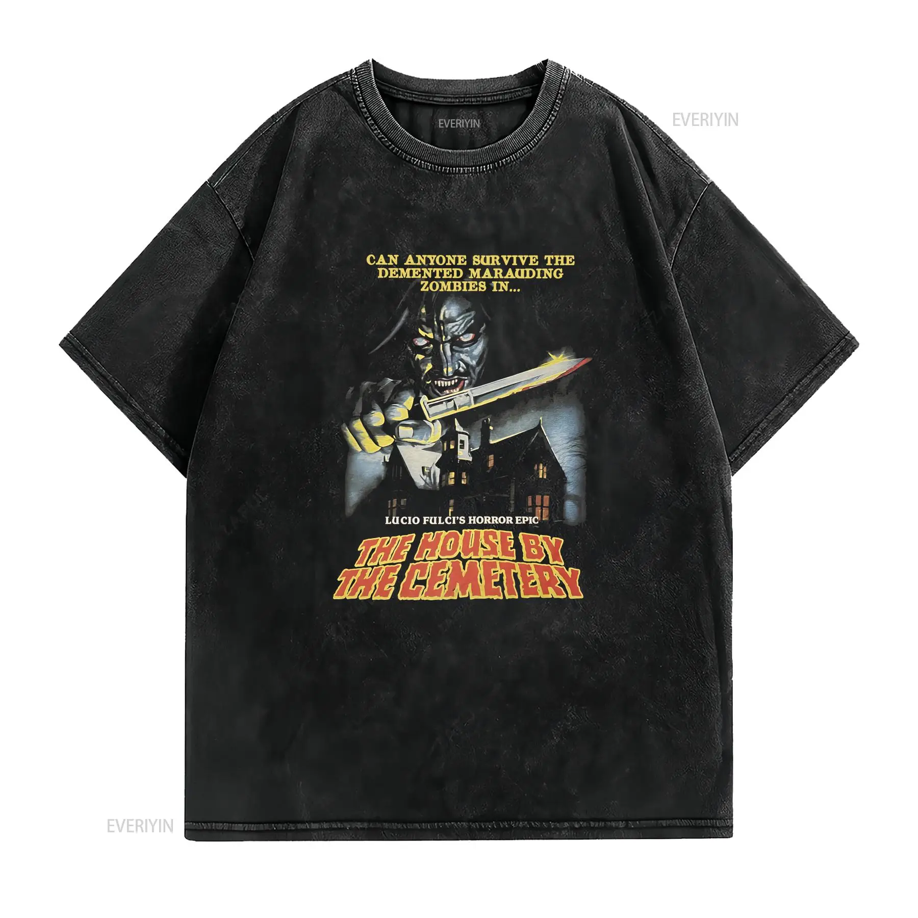 墓地のそばの家 Tシャツ さまざまなサイズ ホラー VHS  - Vintage Fashion Videos のレビューと価格