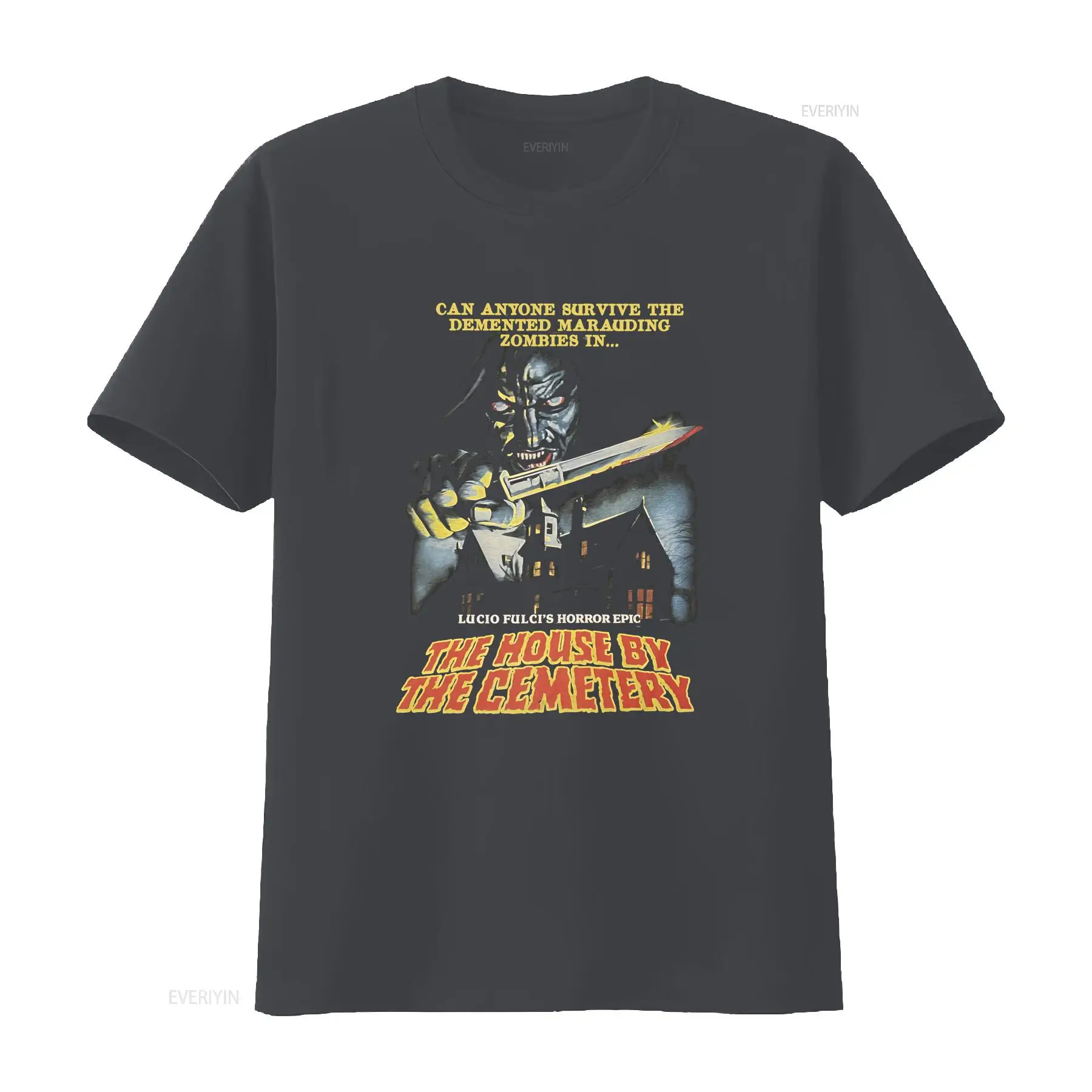 墓地のそばの家 Tシャツ さまざまなサイズ ホラー VHS  - Vintage Fashion Videos のレビューと価格