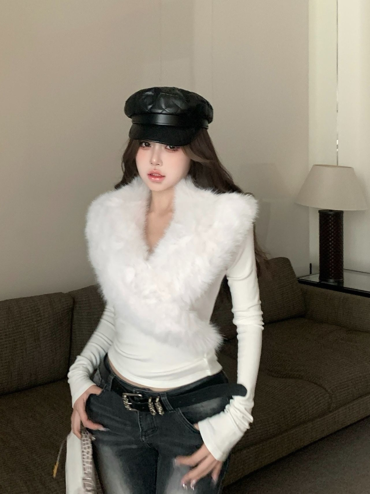 アメリカンヴィンテージホットガールハイエンド冬長袖セーター2 - Vintage Fashion Subculture のレビューと価格