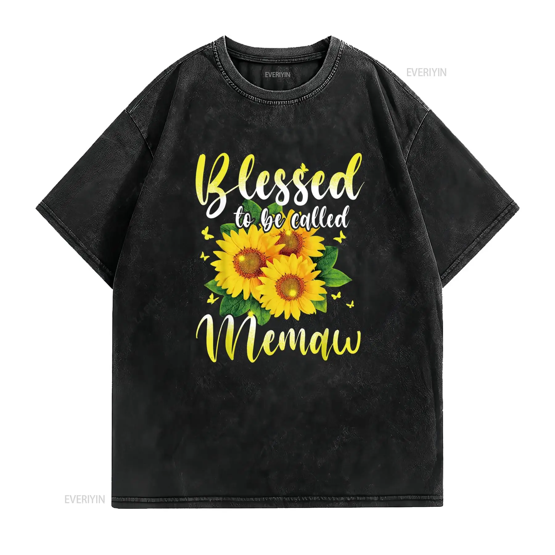 メマウと呼ばれるのは幸運です ひまわり Tシャツ ヴィンテー - Vintage Fashion Wear のレビューと価格