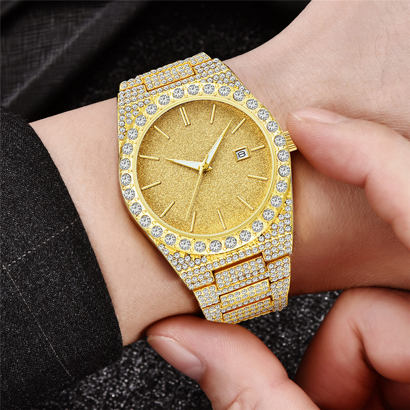 メンズ高級ブランド腕時計 ヒップホップ ダイヤモンド ファッ - Vintage Fashion Complete のレビューと価格