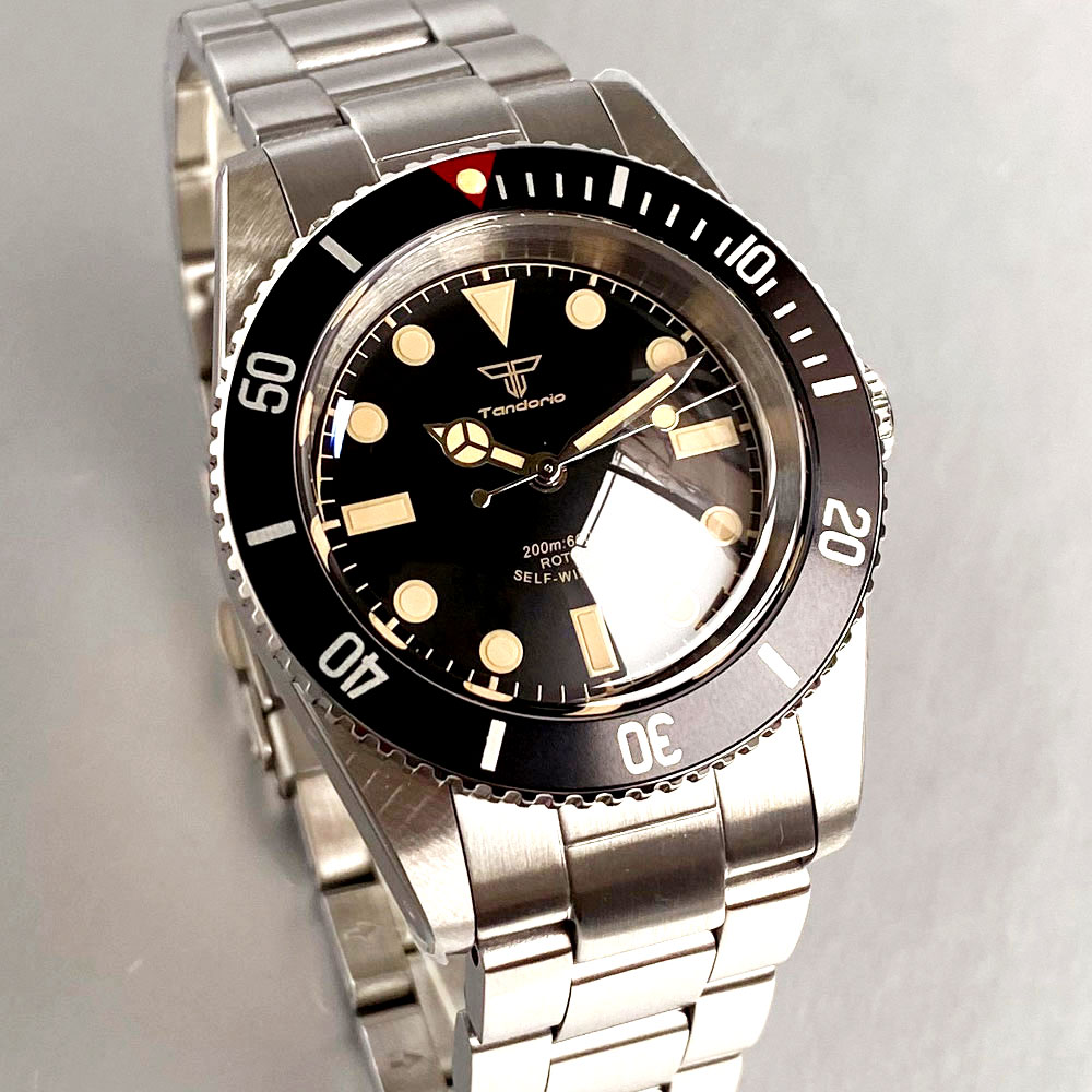 NH35搭載 タンデリオ ヴィンテージ 夜光 38mm サフ - Vintage Fashion Complete のレビューと価格