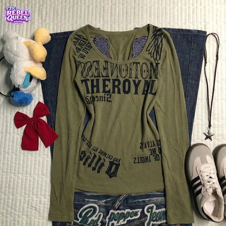 ヴィンテージ Y2K サブカルチャーパンクグリーントップ女性 - Vintage Fashion Subculture のレビューと価格