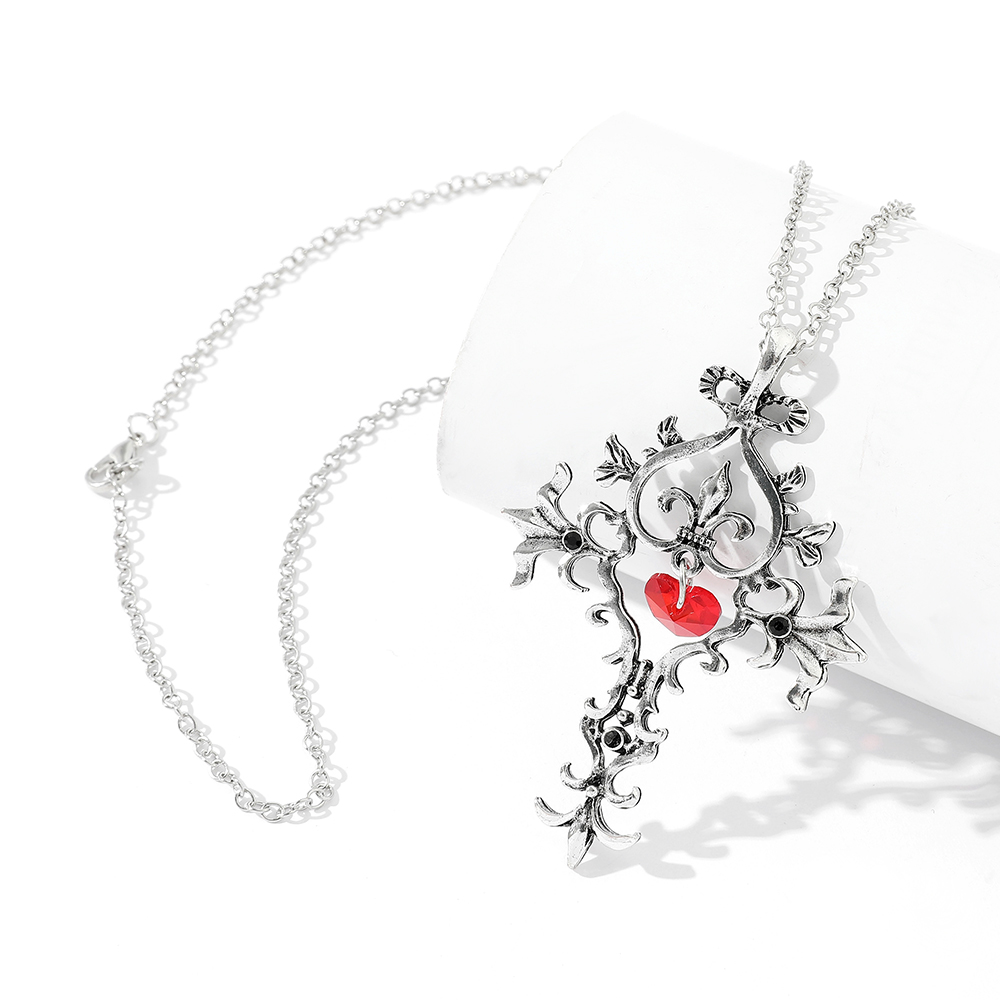 ファッション絶妙なネックレスヴィンテージ聖心宝石クリスタルク - Vintage Fashion Jewelry のレビューと価格