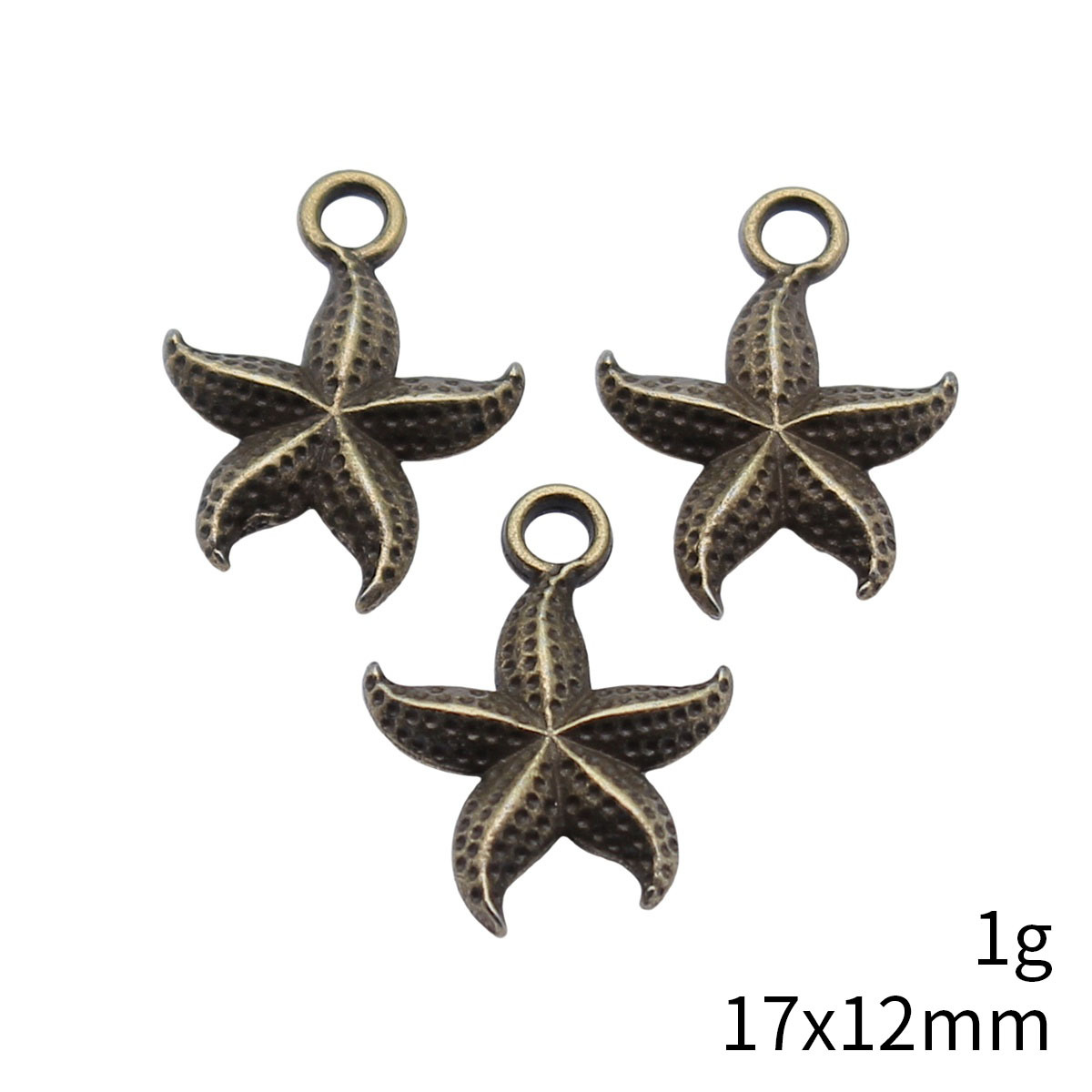 20 個 17 × 12 ミリメートル 3 色アンティークシ - Vintage Fashion Jewelry のレビューと価格
