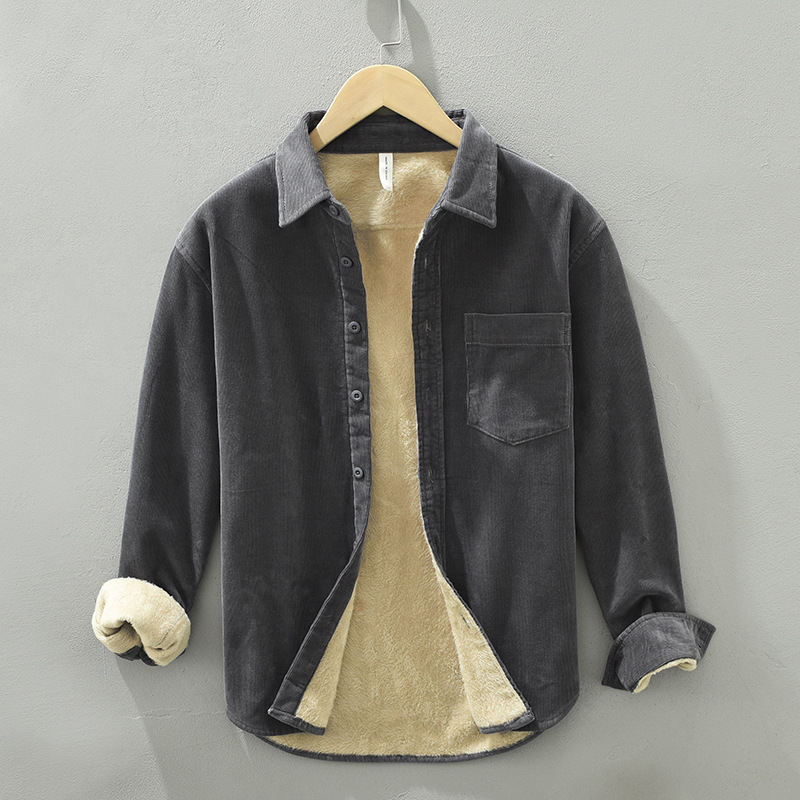 メンズシックポロシャツ,厚手のメンズフリースシャツ,ヴィンテ - Vintage Urban Fashion のレビューと価格