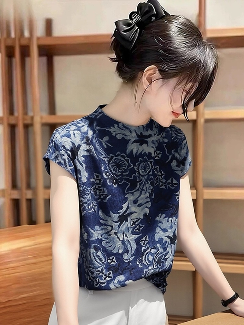 中国風の女性のブラウスヴィンテージプリントシャツファッション - Vintage Fashion In Chinese のレビューと価格
