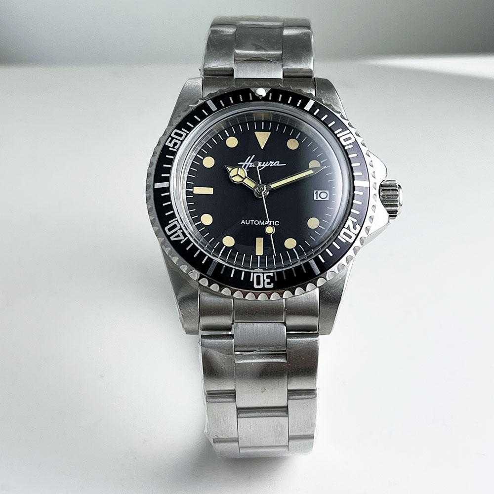39mmヴィンテージシェルラウンドガラスNH35腕時計スチー - Vintage Fashion Complete のレビューと価格