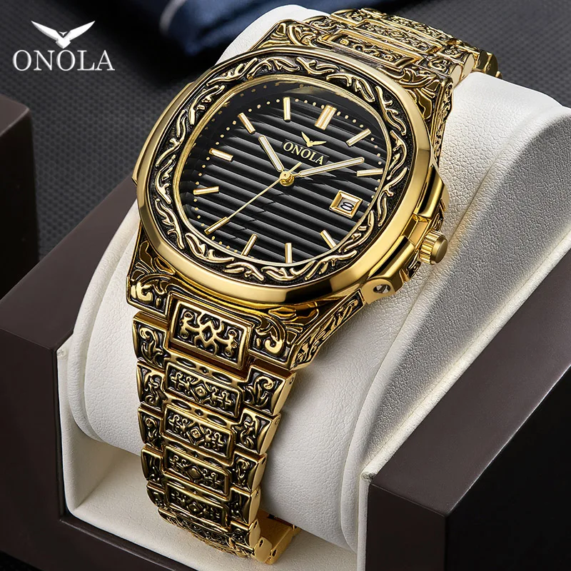 ONOLA 3808ブランド 高級クラシック腕時計 メンズフ - Vintage Fashion Complete のレビューと価格