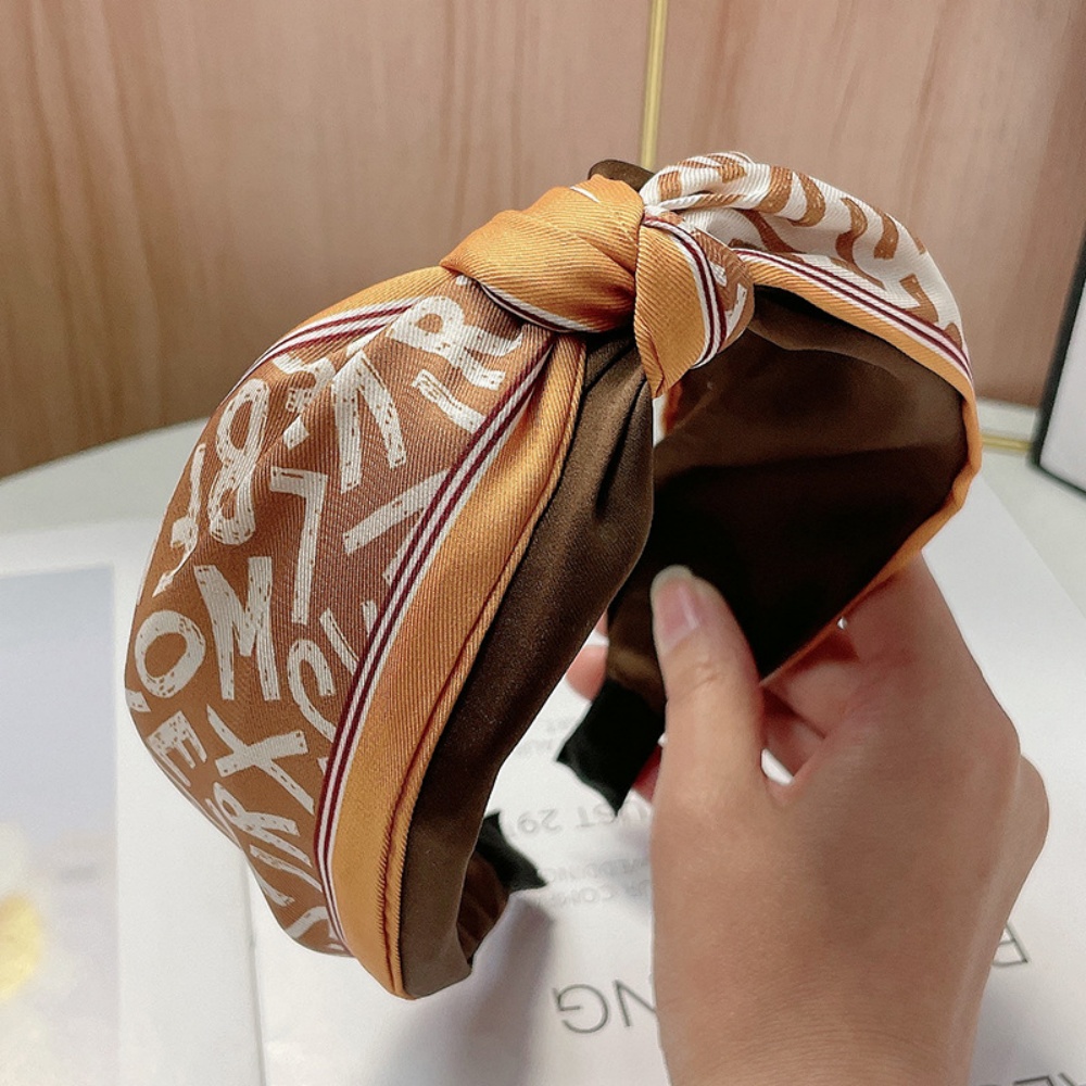 ワイド生地ノットヘッドバンド女性ガールズヘアバンドヘアフープ - Vintage Fashion Boutique のレビューと価格